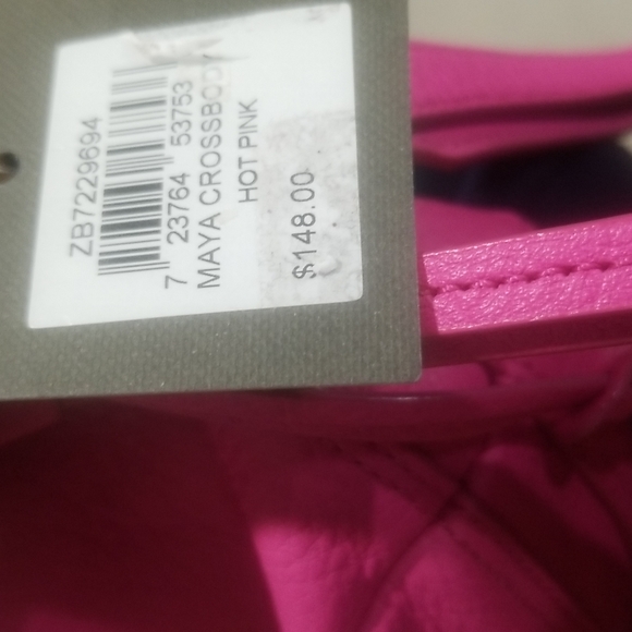 NWT Fossil Maya Crossbody in Hot Pink - Picture 7 of 7